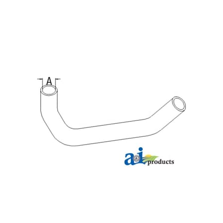A & I Products Radiator Hose, Lower 16" x2" x2" A-511951M1